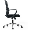 Кресло компьютерное SitZone U-069B, сетка, ткань, черный - 3