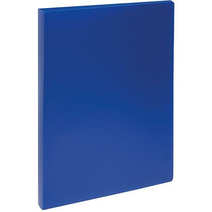 Папка на кольцах "СТАММ", А4, 2 кольца, пластик, синий