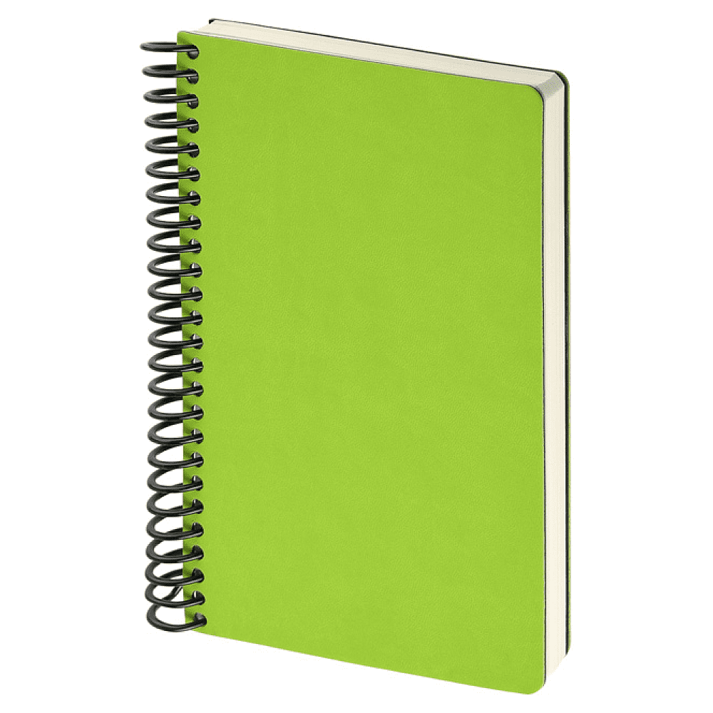 Ежедневник недатированный "Agenda", А5, на спирали, салатовый - 2