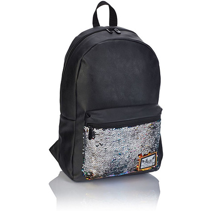 Рюкзак молодежный "Head Holographic Fashion", черный, золотой - 3