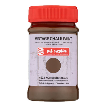 Краска декоративная "VINTAGE CHALK PAINT", 100 мл, 4031 теплый шоколад