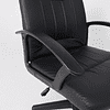 Компьютерное кресло "POLO", экокожа, пластик, черный - 7