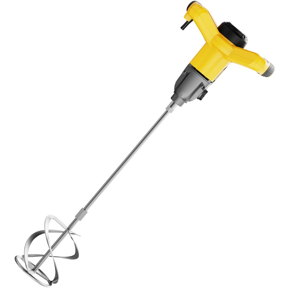 Миксер строительный Deli YS EDC176, 1400 Вт, 1 венчик, желтый - 3