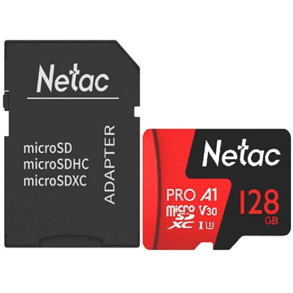 Карта памяти Netac MicroSD card P500 Extreme Pro 128GB