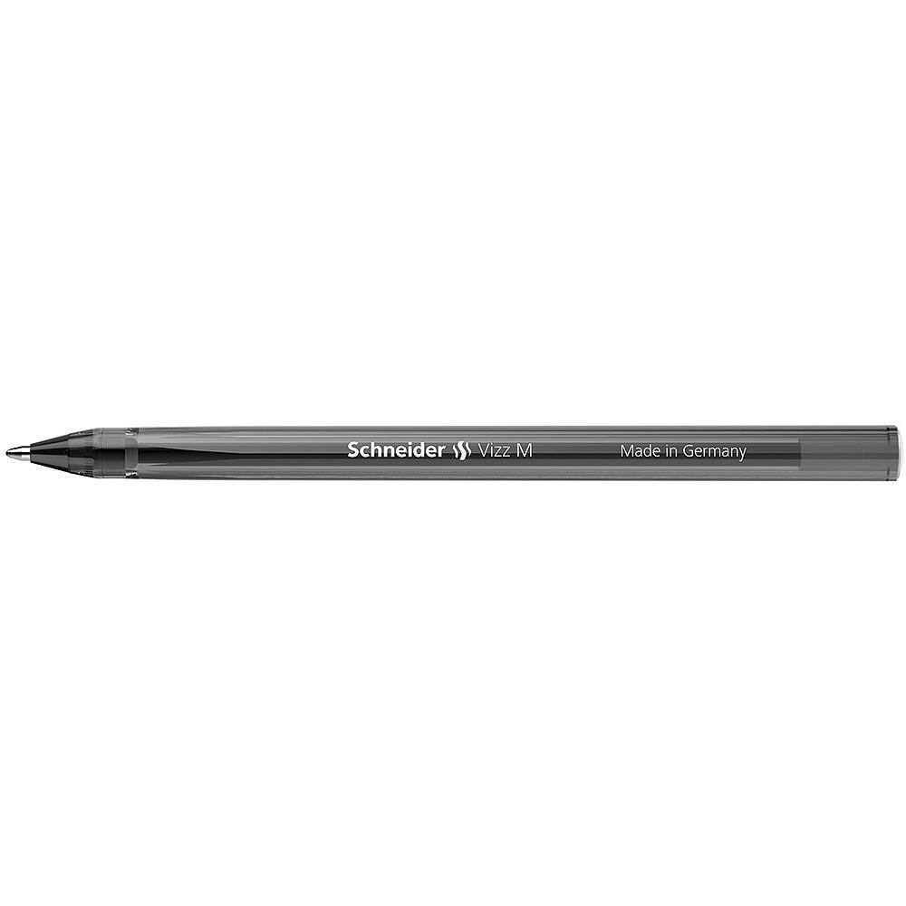 Ручка шариковая  "Schneider Vizz M", черный, стерж. черный - 4