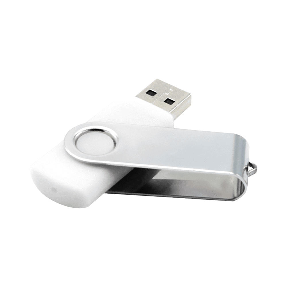 USB Flash 2.0 16 Gb VDF-008, пластик, метал, белый   - 3