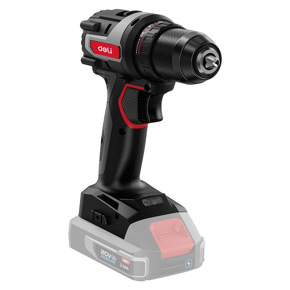 Аккумуляторная дрель-шуруповерт Deli RS EDE-DZ20-1, 20 В, 50 Нм, без АКБ и З/У, коробка - 5