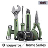 Набор ручного инструмента Deli HS, 8 предметов, Soft Touch, зеленый - 2