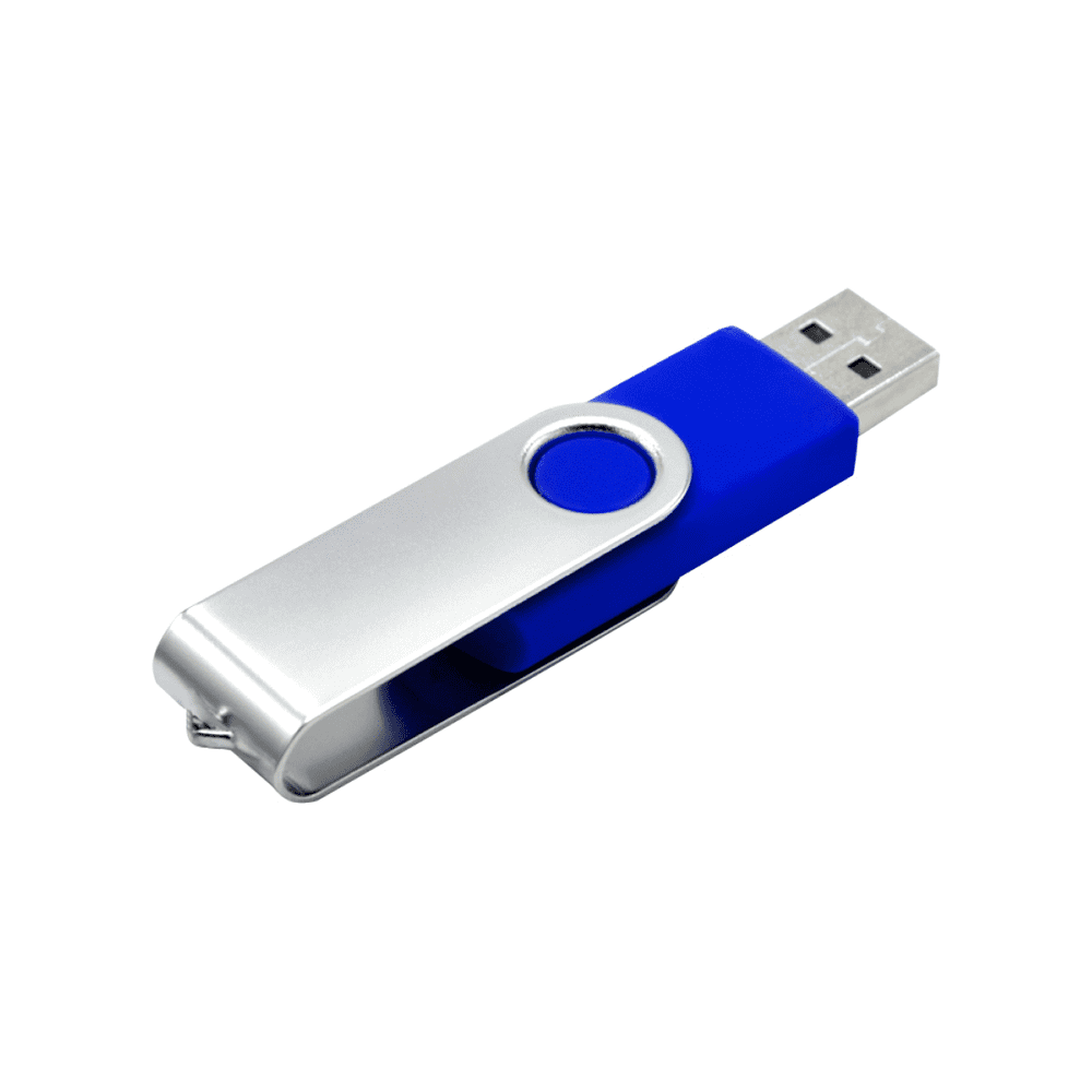 USB Flash 2.0 16 Gb VDF-008, пластик, метал, синий  - 2