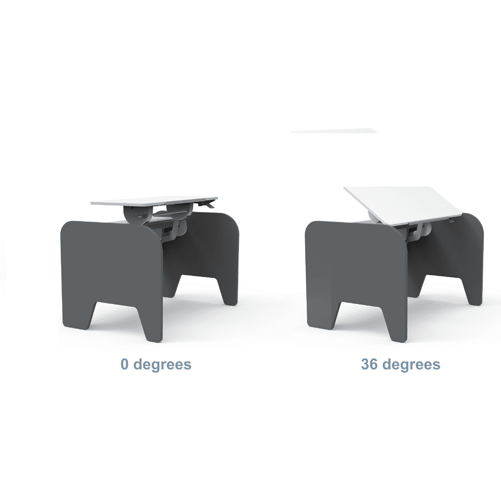 Стол Comf-Pro Elephant Desk UR-3, 1155х700х(340-815) мм, белый, серый - 10