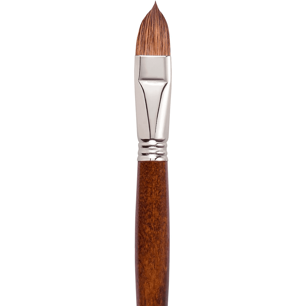 Кисть для рисования "Escoda Versatil Brush L/H 3042", синтетика, "кошачий язык", №18 - 2