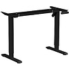 Стол с электроприводом WellDesk Basic 1200x675х18 черный/дуб стирлинг (9191456+9197777) - 2