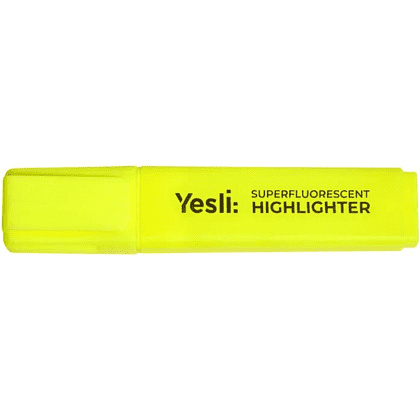 Маркер текстовый "Yesli:", желтый - 2