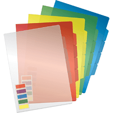 Папка-уголок "Стамм", А4, 150 мк, ассорти