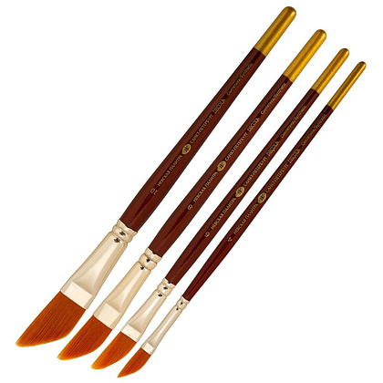 Кисть "Decola", синтетика, даггер, №4 - 2