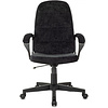 Кресло для руководителя Бюрократ "CH 002 Fabric", ткань, пластик, черный - 2