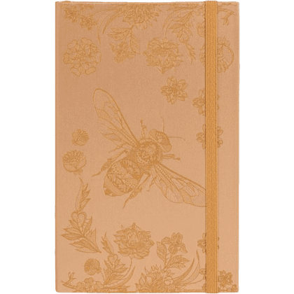 Блокнот "Lace bee", А5, 96 листов, линейка, песочный - 2