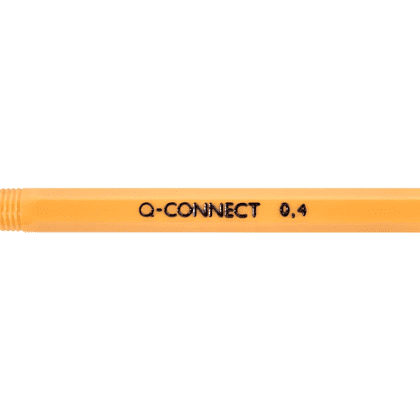 Ручка шариковая "Q-Connect", 0.4 мм, желтый, синий, стерж. синий - 4