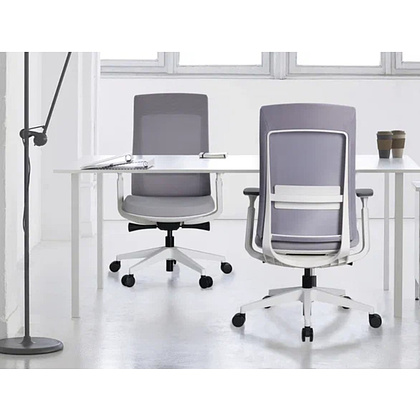 Кресло компьютерное SitZone E-VL002B-BS, сетка, ткань, пластик, серый - 14