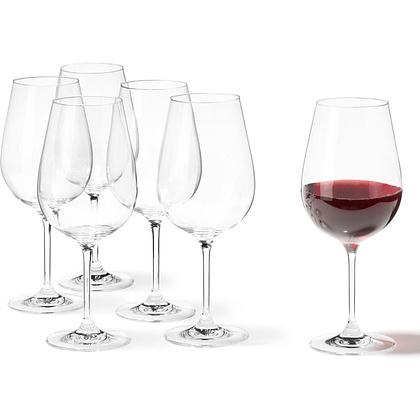 Набор бокалов для красного вина "Tivoli", стекло, 700 мл, 6 шт, прозрачный - 6