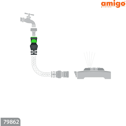 Коннектор Amigo Grande 79862, 3/4" - 3