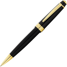 Ручка шариковая "Bailey Light Polished Black Resin and Gold Tone"