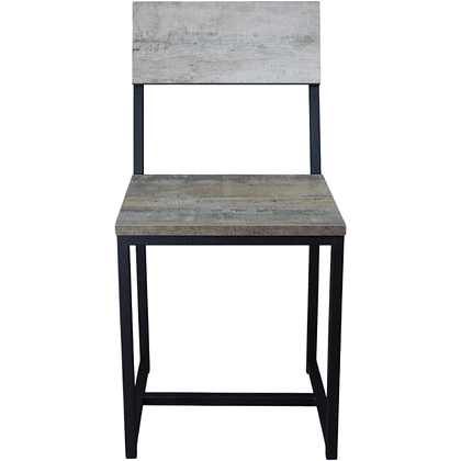 Стул ALLERD RION, металл, ЛДСП, черный муар, Австралийское дерево - 2