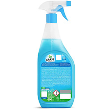 Средство для мытья окон и стекла "Clean Glass", голубая лагуна, 600 мл