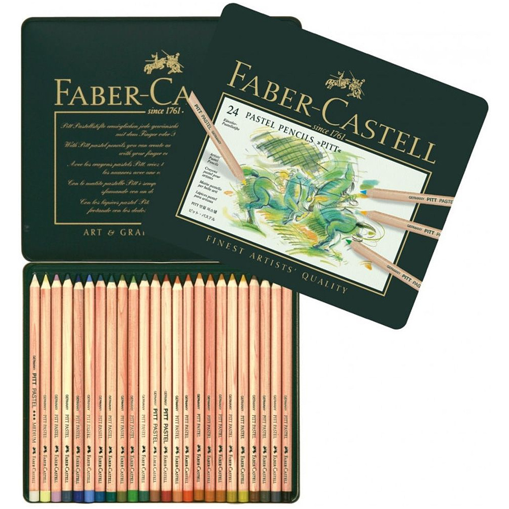 Пастельные карандаши "PITT Pastel", 24 цвета