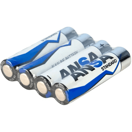 Батарейки алкалиновые ANSA Standart "LR03/BL-4 (AAA)", 4 шт, щелочные - 5