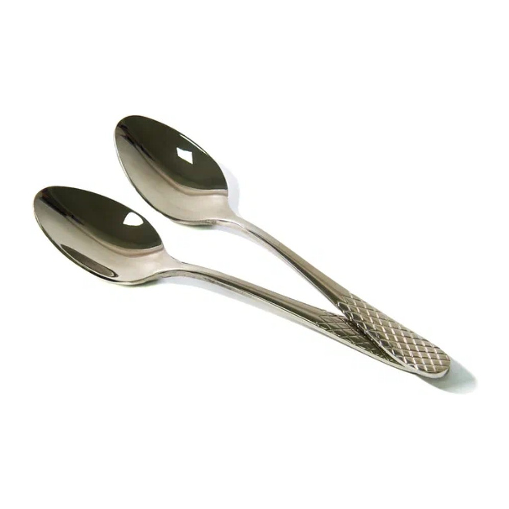 Набор чайных ложек "WL-999203/2В", серебристый, 2 шт - 3