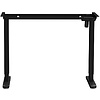 Стол с электроприводом WellDesk Basic 1200x675х18 черный/белый альпийский (9191456+9197776) - 3