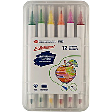 Маркеры "Я-Художник!", набор 12 цветов, двусторонние