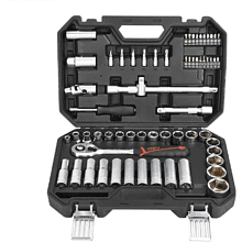 Набор инструмента 1/2" Deli RS EDQ43062, 62 шт.