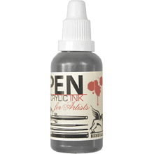 Акрил жидкий "Acrilic Ink", 18 серебро