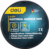 Изолента ПВХ Deli YS EDL5261, 18 мм x 10 м, 130 мкм, черная - 5