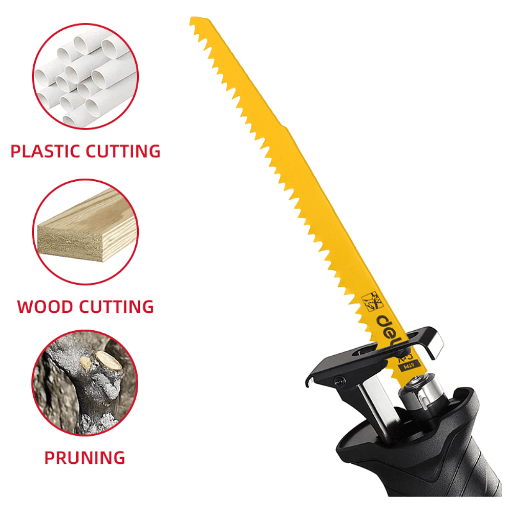 Набор пилок Deli YS EDH-WJT010-EH1, для лобзика и сабельной пилы, 10 шт - 6