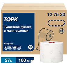 Бумага туалетная "Торк Advanced Т6 Mid-size", 2 слоя (127530-20)