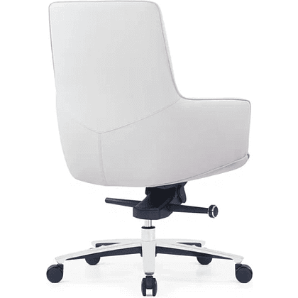 Кресло для руководителя SitZone CH-500B, кожа, алюминий, белый, -30% - 4