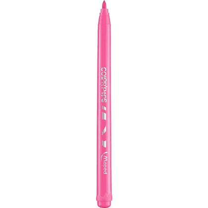 Пенал "Unicorn", 2 отделения, с наполнением, розовый, фиолетовый - 10