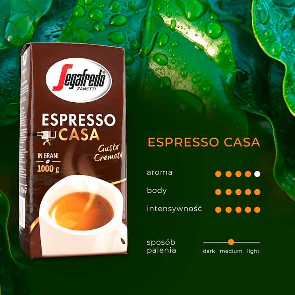 Кофе "Segafredo" Espresso Casa, зерновой, 1000 г - 3