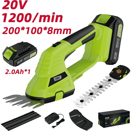 Ножницы садовые Deli GS EDG621-1, аккум., 20 В, 1 АКБ, 2 Ач, 1200 об/мин - 2