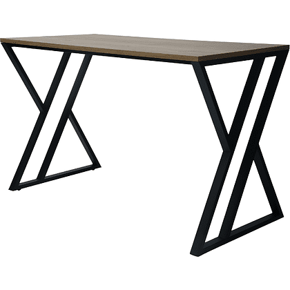 Стол письменный ALLERD GEON, черный муар, Дуб Нокс