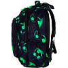 Рюкзак школьный "Neo Football", полиэстер, черный, зеленый - 4