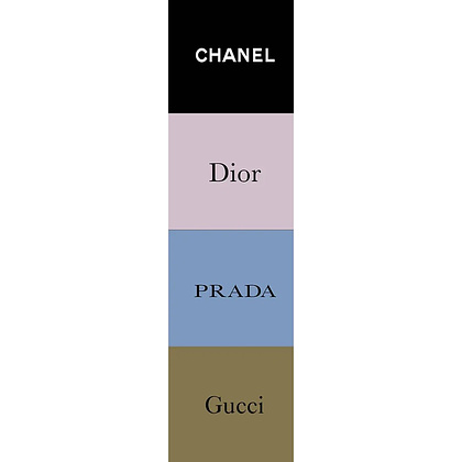 Комплект из 4-х книг "История модных Домов: Chanel, Dior, Gucci, Prada"  - 4