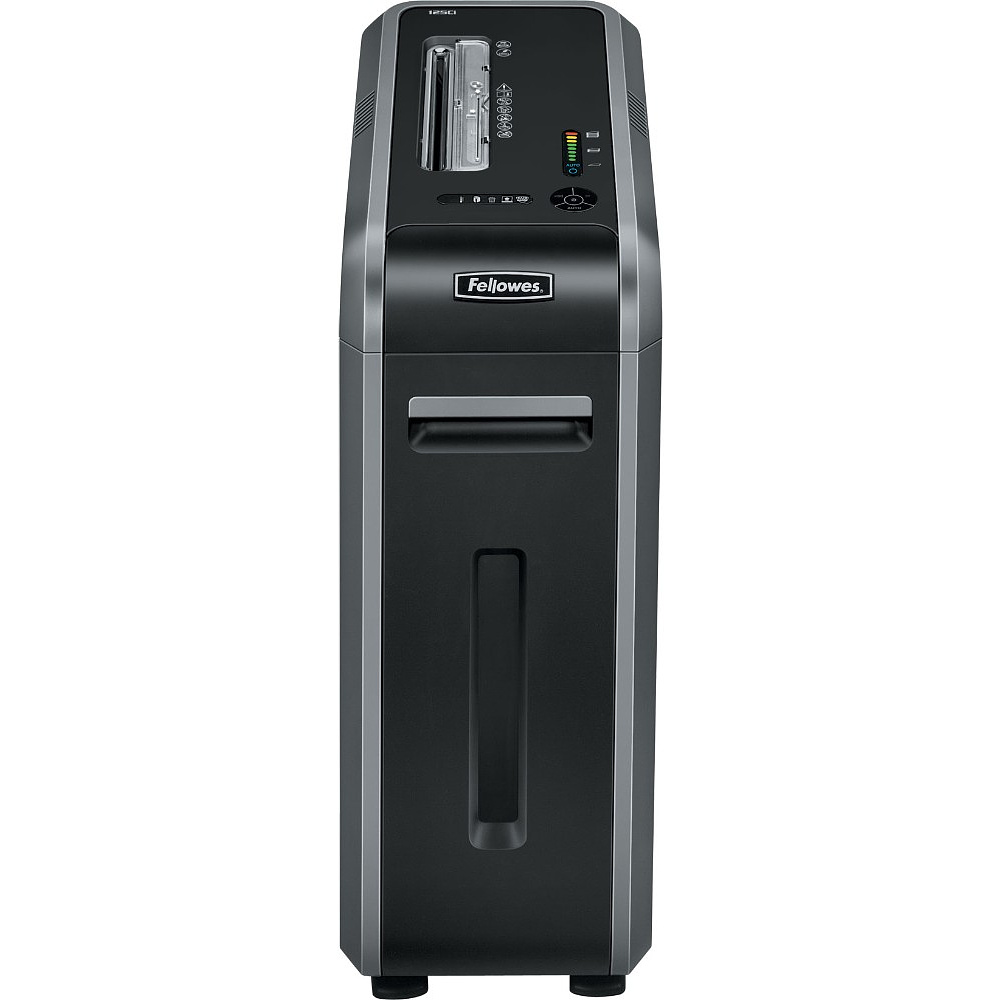 Уничтожитель Fellowes PowerShred 125Ci, DIN P-4, 4x38 мм, 20 листов., 53 литров, 100% Jam Proof, SafeSense