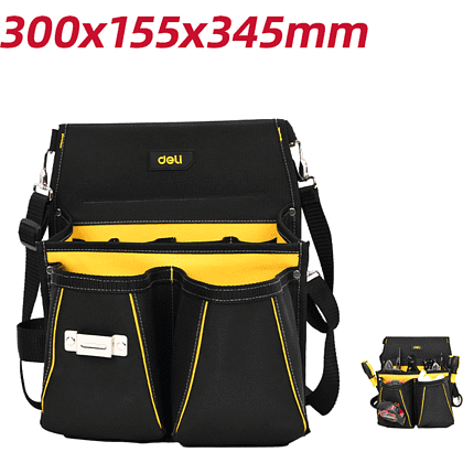 Сумка поясная Deli YS DLP09, для инструмента, 13 карманов - 6