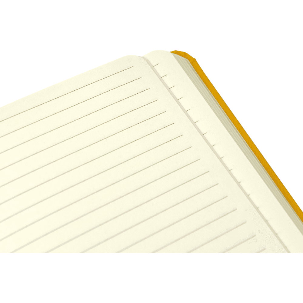 Блокнот "1818-16", А5, 96 листов, на резинке, желтый - 5