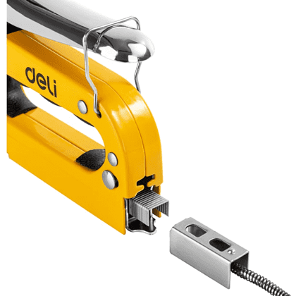 Набор механический степлер и скоборасшиватель Deli YS EDL238105, 3-в-1+ комплект скоб, кейс - 19