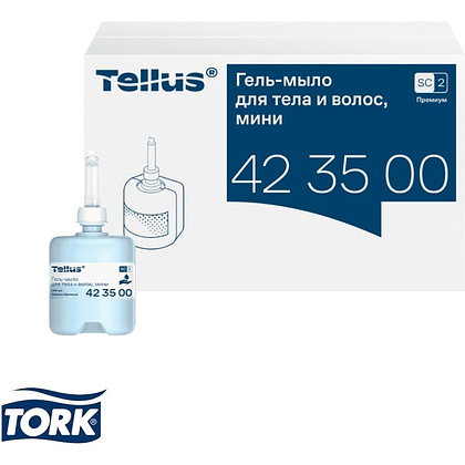 Мыло-гель Tellus Премиум для тела и волос, 475 мл, SC2 мини
